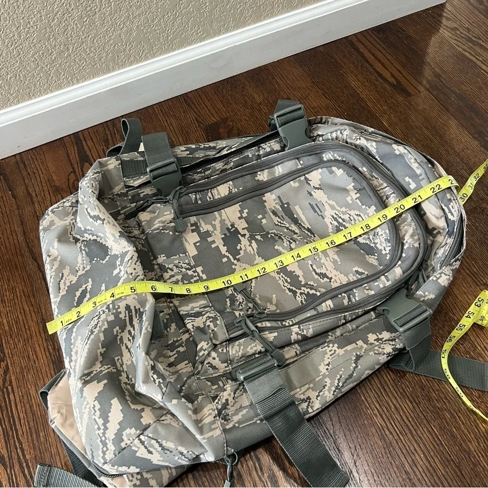 Code Alpha 3 Day Tactical Expandable Camouflage Military Type Backpack, Preowned